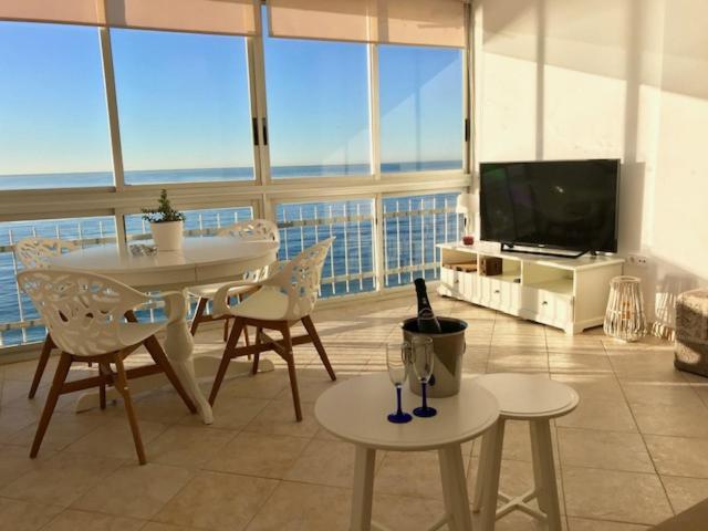 Los Fernandos, 1St Line Beachfront Poniente, 2 Bedroom Apartment Ocean Terrace Бенидорм Экстерьер фото