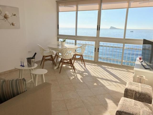 Los Fernandos, 1St Line Beachfront Poniente, 2 Bedroom Apartment Ocean Terrace Бенидорм Экстерьер фото