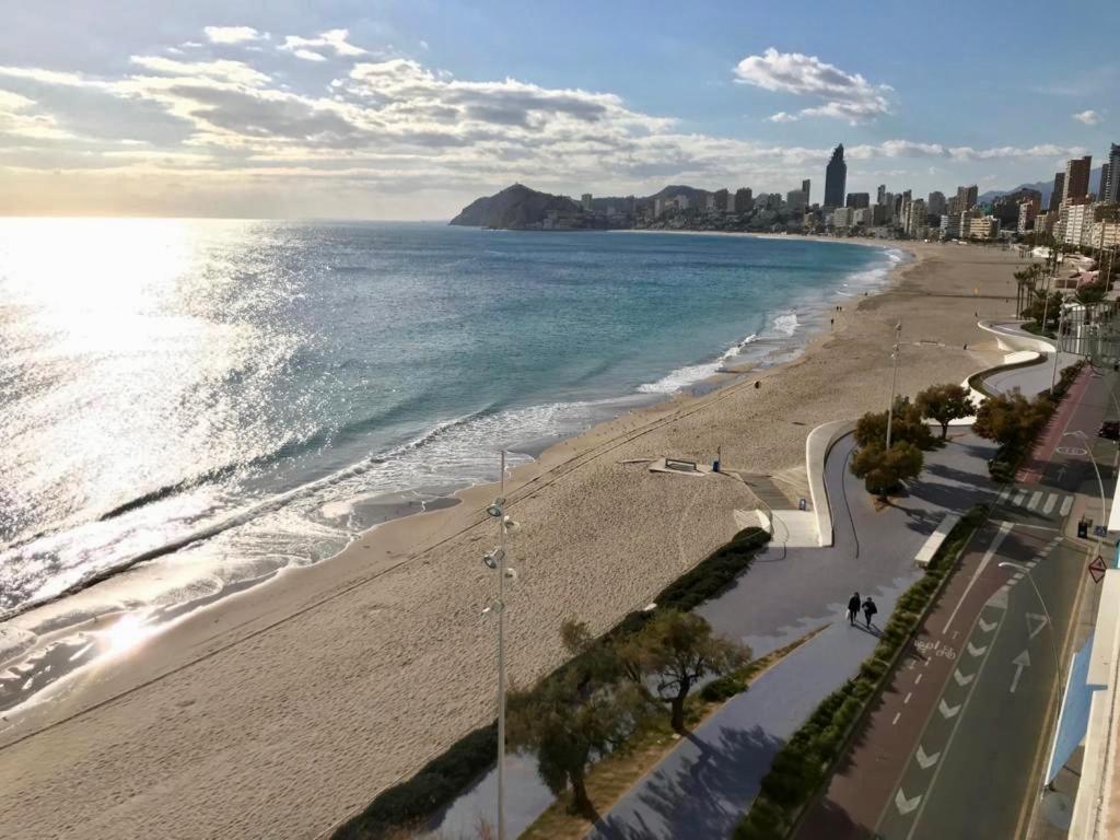 Los Fernandos, 1St Line Beachfront Poniente, 2 Bedroom Apartment Ocean Terrace Бенидорм Экстерьер фото